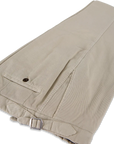 Broek Beige Twill Brushed Katoen