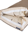 Broek Bruin Twill Brushed Katoen