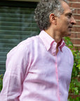 Maathemd Linnen Roze