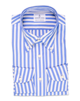 Overhemd Blauw Brede Streep