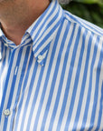 Overhemd Blauw Brede Streep