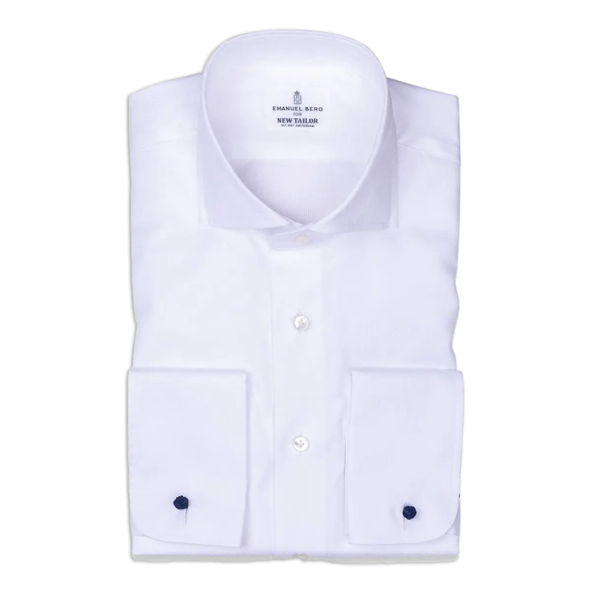 Overhemd Wit Twill Katoen