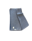 Shawl, staalblauwgrey stripes Paolo Albizzati