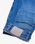 Spijkerbroek Middenblauw met Wassing Katoen