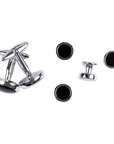 Studs & Cufflinks, 'Black Onyx'