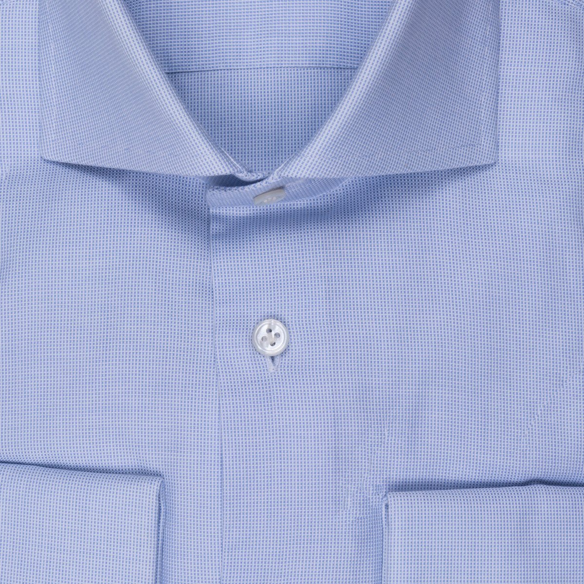 Emanuel Berg - Maatshirt, Blue Pinpoint Check Houndstooth (Business Wear), Shirt | NEW TAILOR Webshop