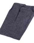 Broek Grijs Tweed Wol