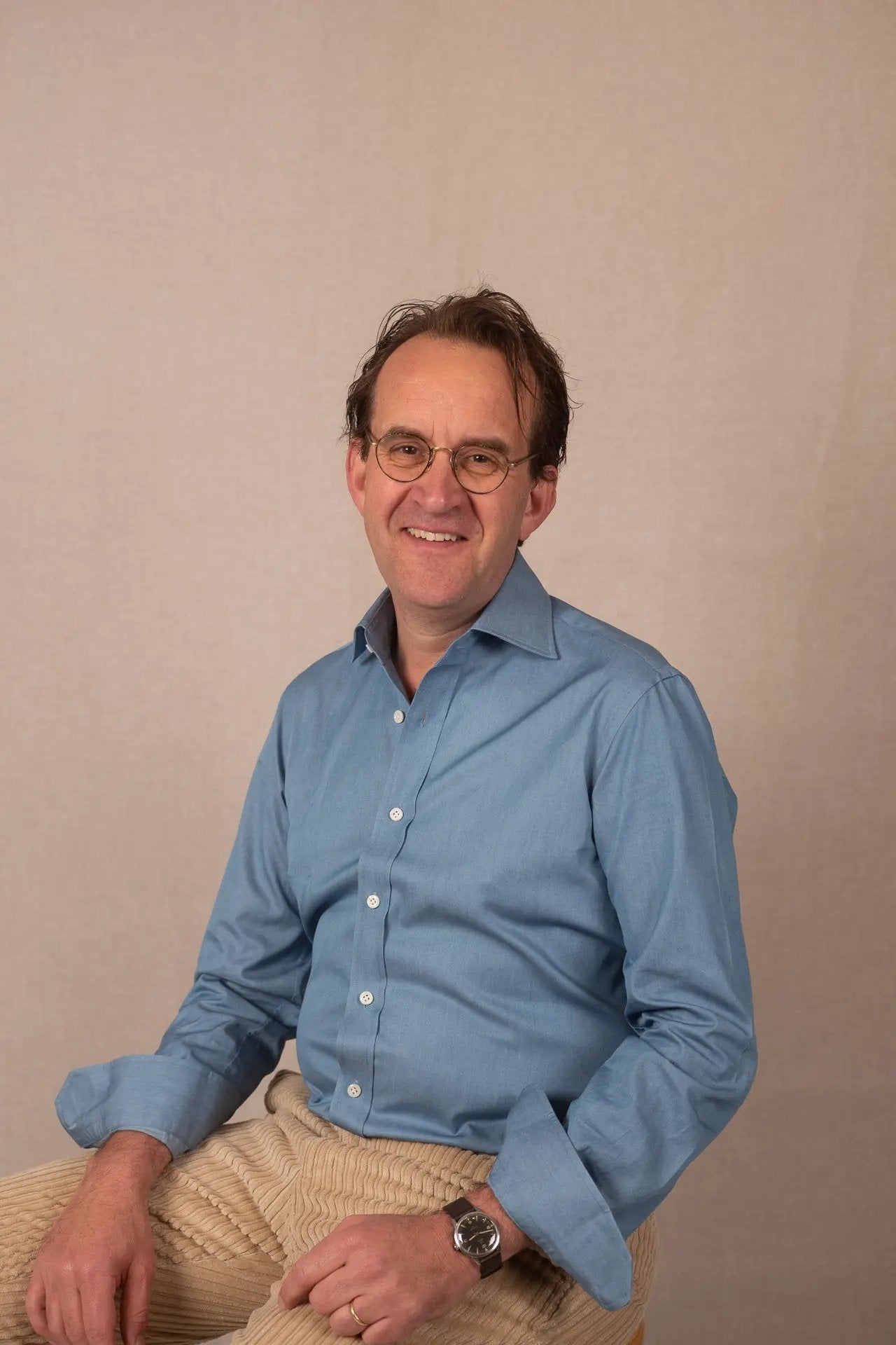 Maathemd Denim midden blauw Emanuel Berg