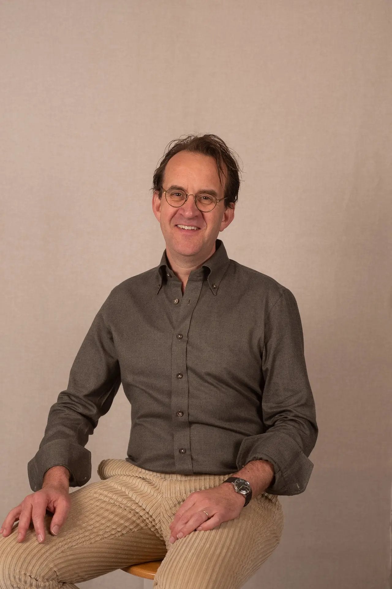 Maathemd Groen flannel Emanuel Berg