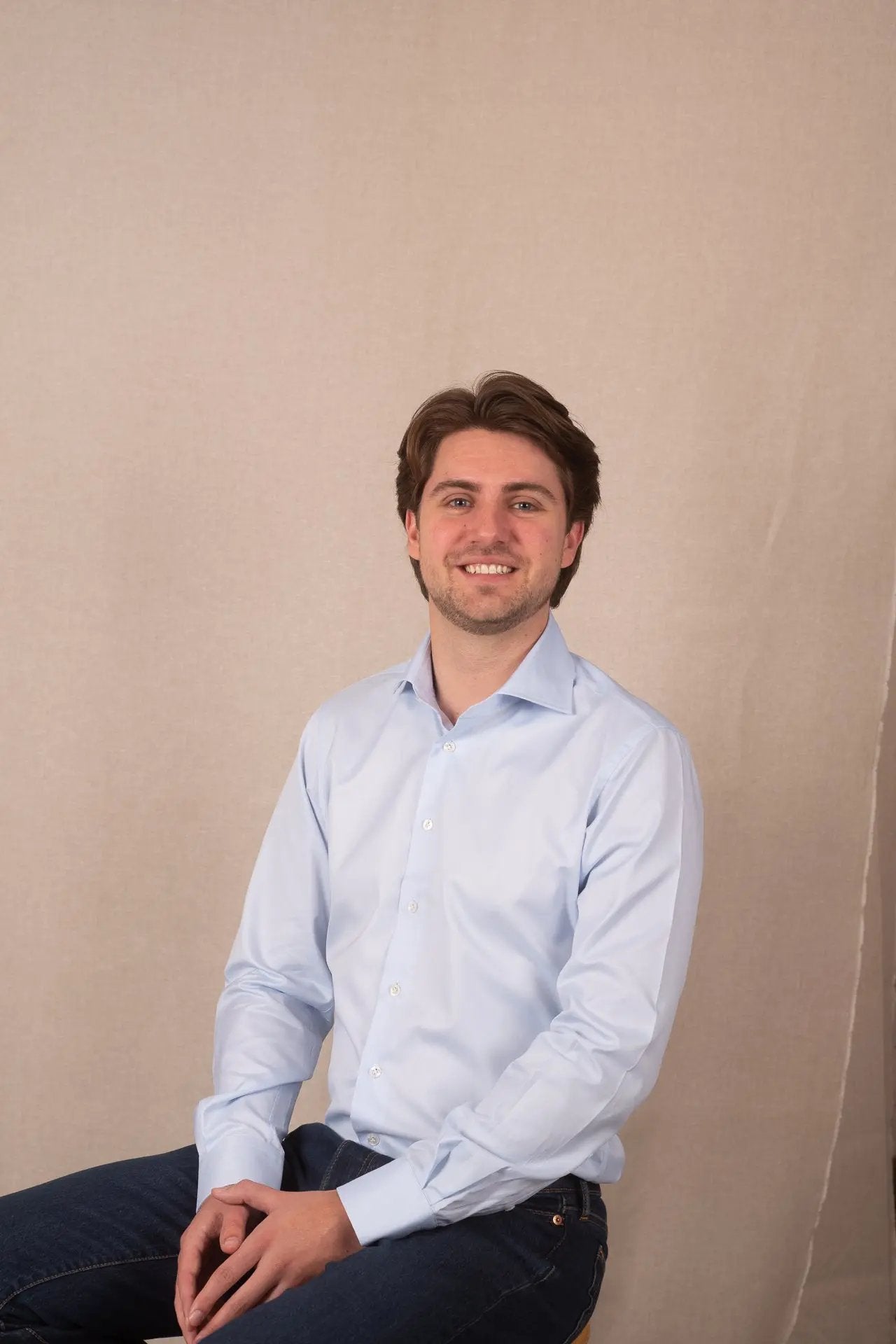 Maathemd Oxford blauw Emanuel Berg