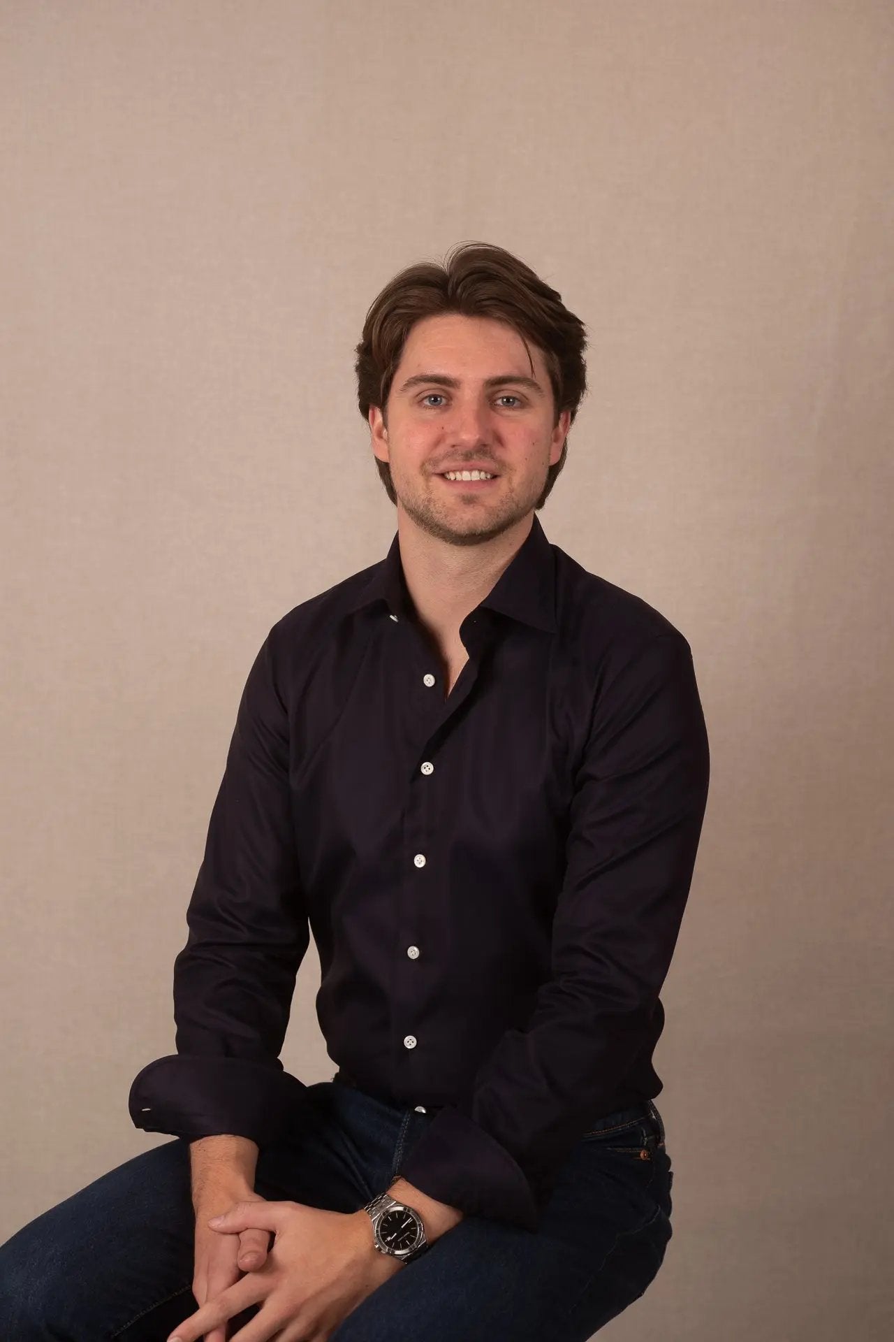 Maathemd Oxford donkerblauw Emanuel Berg