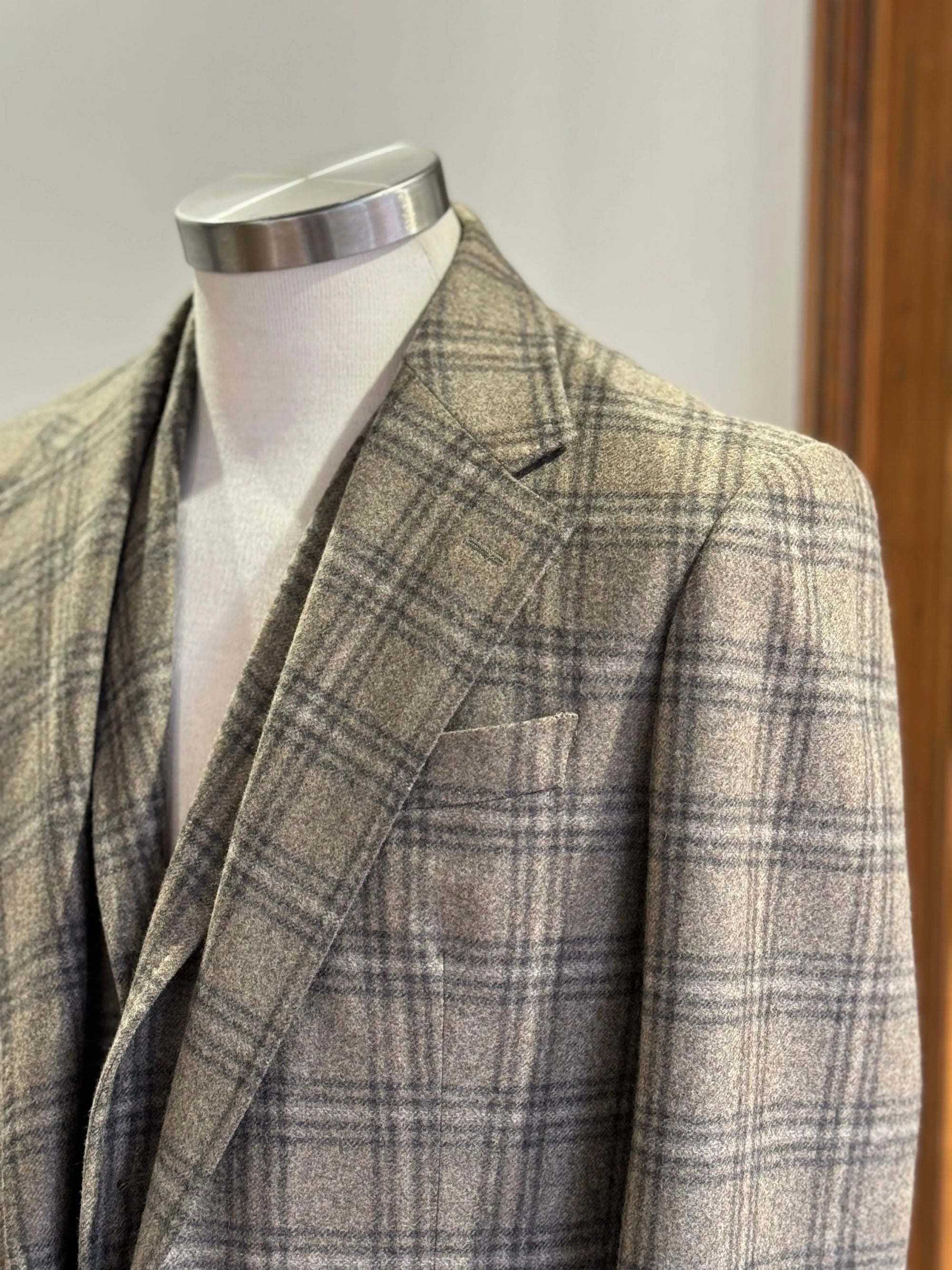 NEW TAILOR - Jacket Grey-Greenish-Window Pane