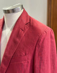 NEW TAILOR - Jacket Linen-Red-Carnet