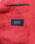 NEW TAILOR - Jacket Linen-Red-Carnet