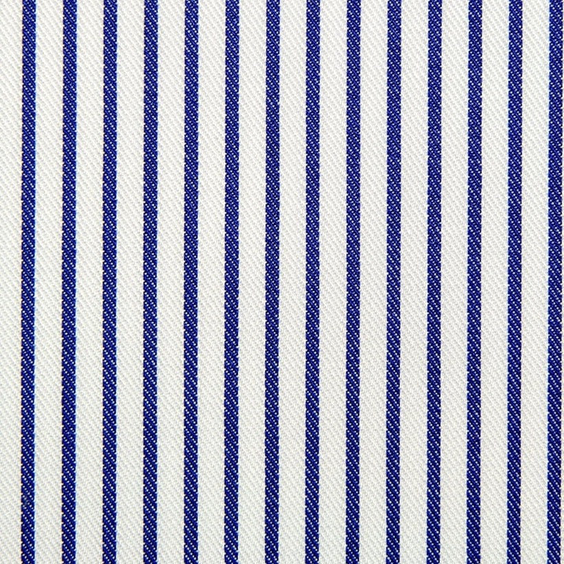 Emanuel Berg - Overhemd Blauw Streep Twill Katoen, Shirt | NEW TAILOR Webshop