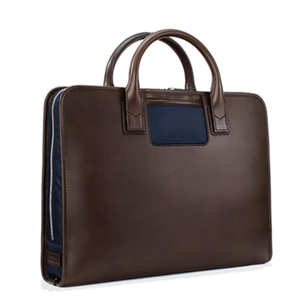 Travelteq - The Briefcase (Espresso/Navy), Bags | NEW TAILOR Webshop