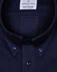 Emanuel Berg - Maatshirt, Dark-Blue Jersey (Smart Casual), Shirt | NEW TAILOR Webshop