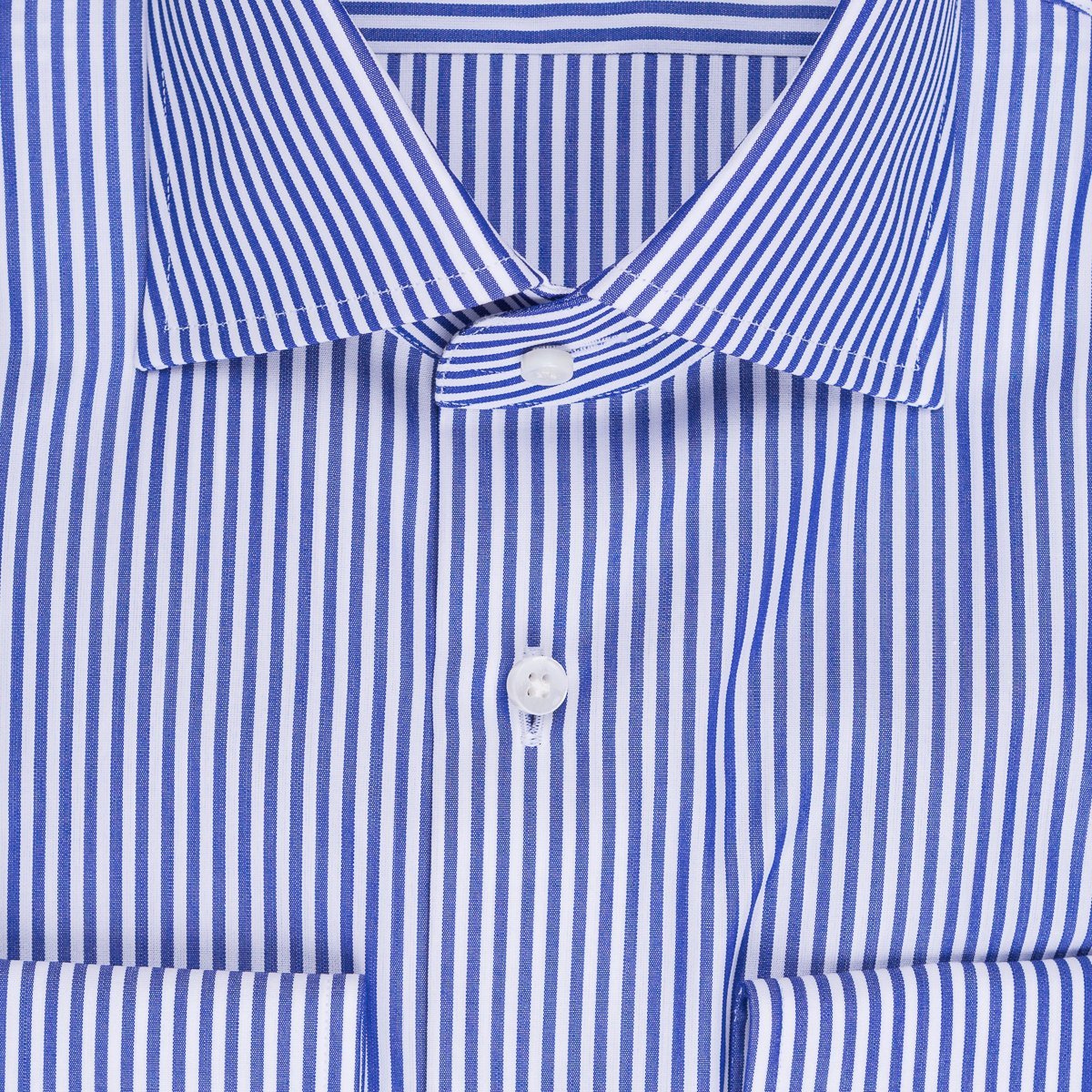 Emanuel Berg - Maatshirt, Dark-Blue Stripes (Business Wear), Shirt | NEW TAILOR Webshop